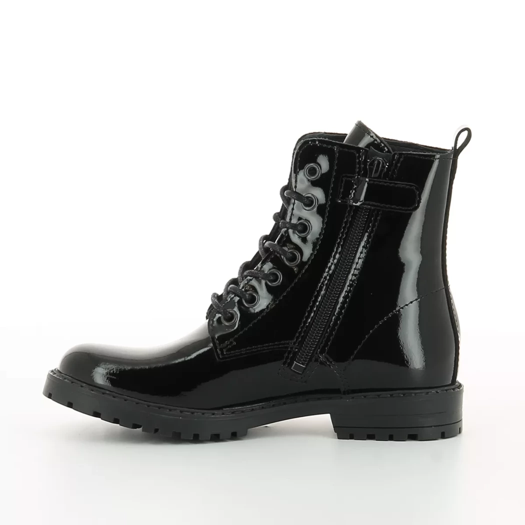 Image (4) de la chaussures Norvik - Bottines Noir en Cuir vernis
