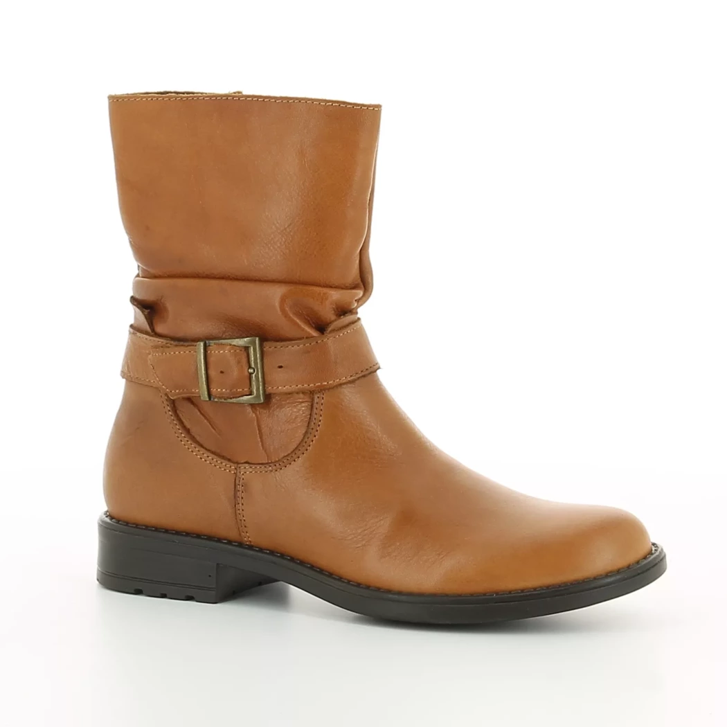 Image (1) de la chaussures Norvik - Boots Cuir naturel / Cognac en Cuir