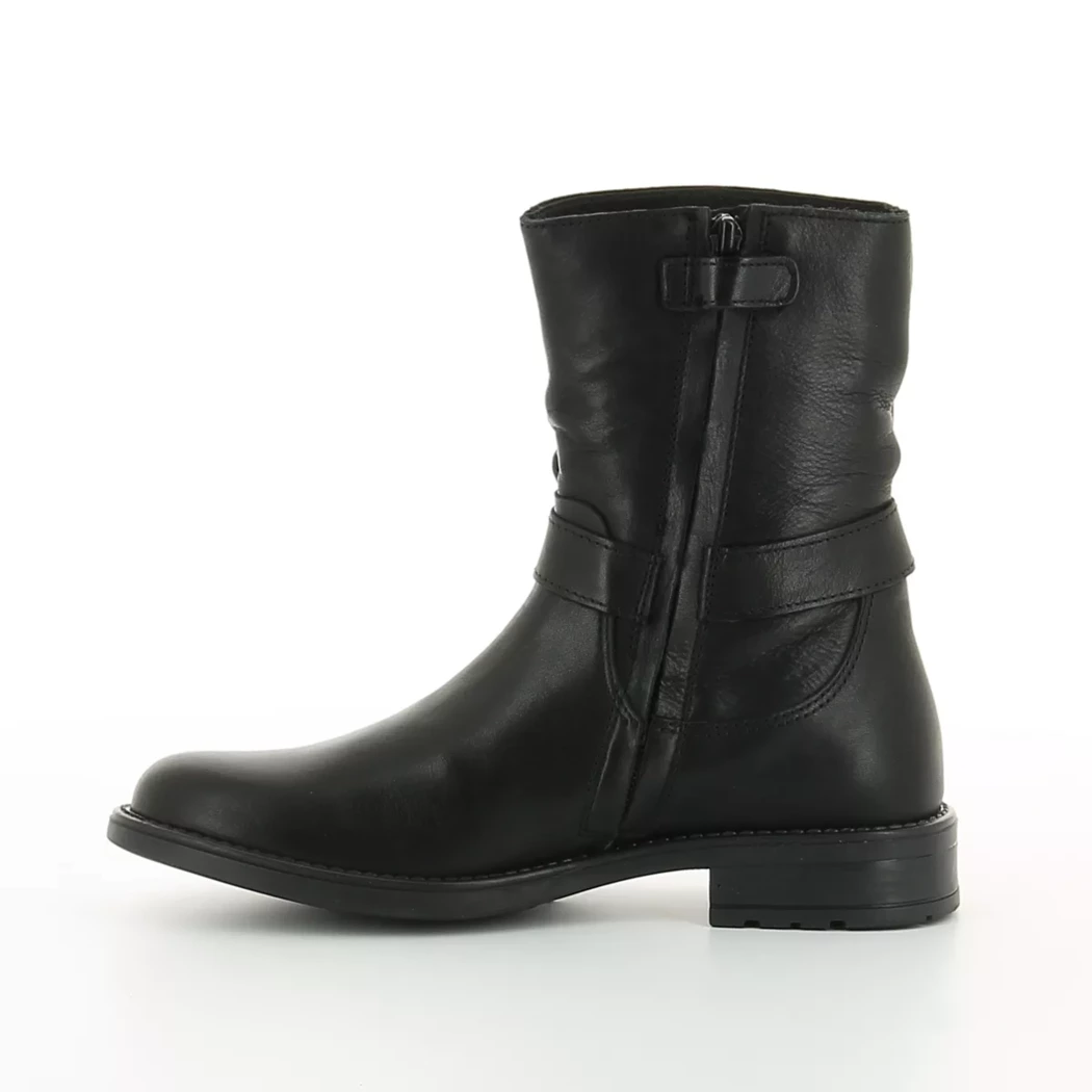 Image (4) de la chaussures Norvik - Boots Noir en Cuir