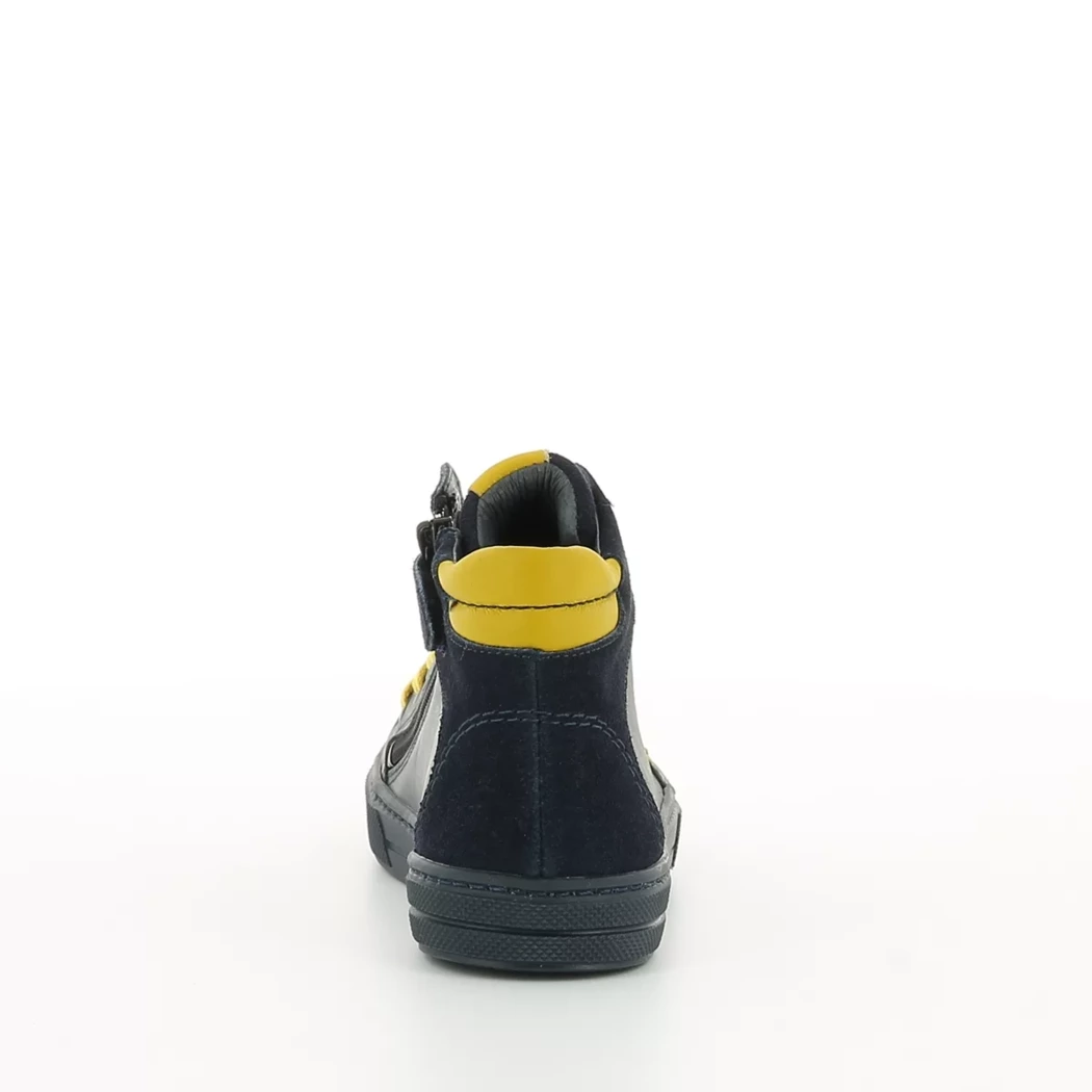 Image (3) de la chaussures Norvik - Bottines Bleu en Cuir