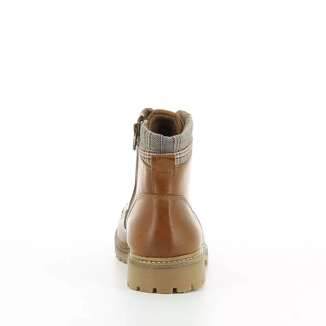 Image (3) de la chaussures Norvik - Bottines Cuir naturel / Cognac en Cuir