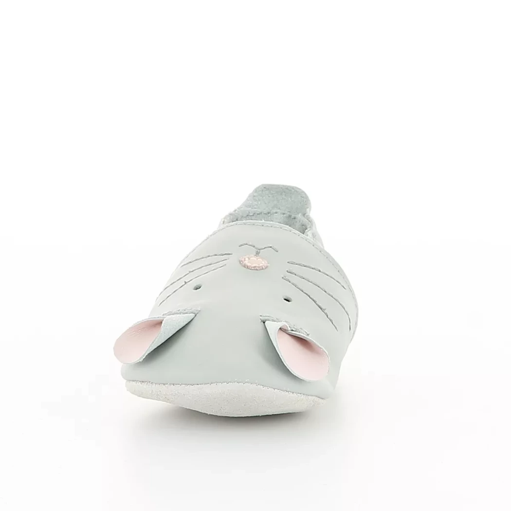 Image (5) de la chaussures Bobux - Chaussons bébé Gris en Cuir