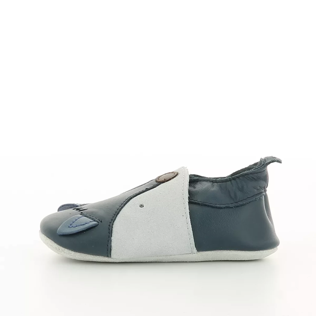 Image (4) de la chaussures Bobux - Chaussons bébé Bleu en Cuir