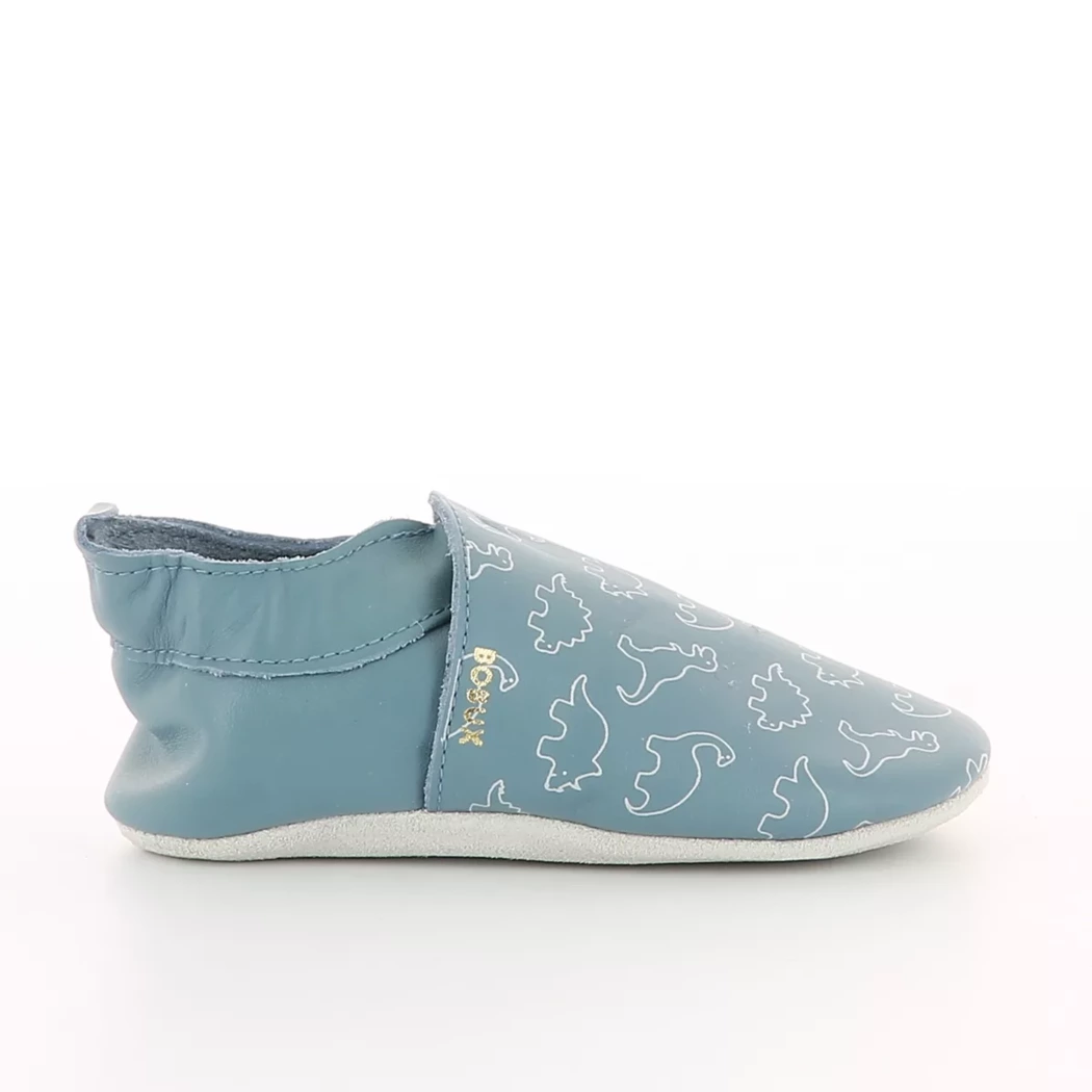 Image (2) de la chaussures Bobux - Chaussons bébé Bleu en Cuir