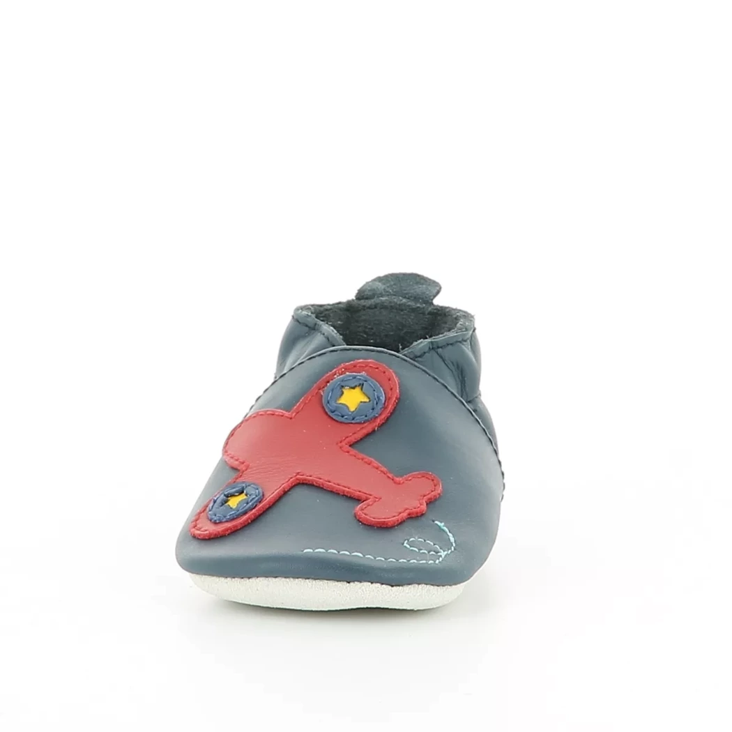 Image (5) de la chaussures Bobux - Chaussons bébé Bleu en Cuir
