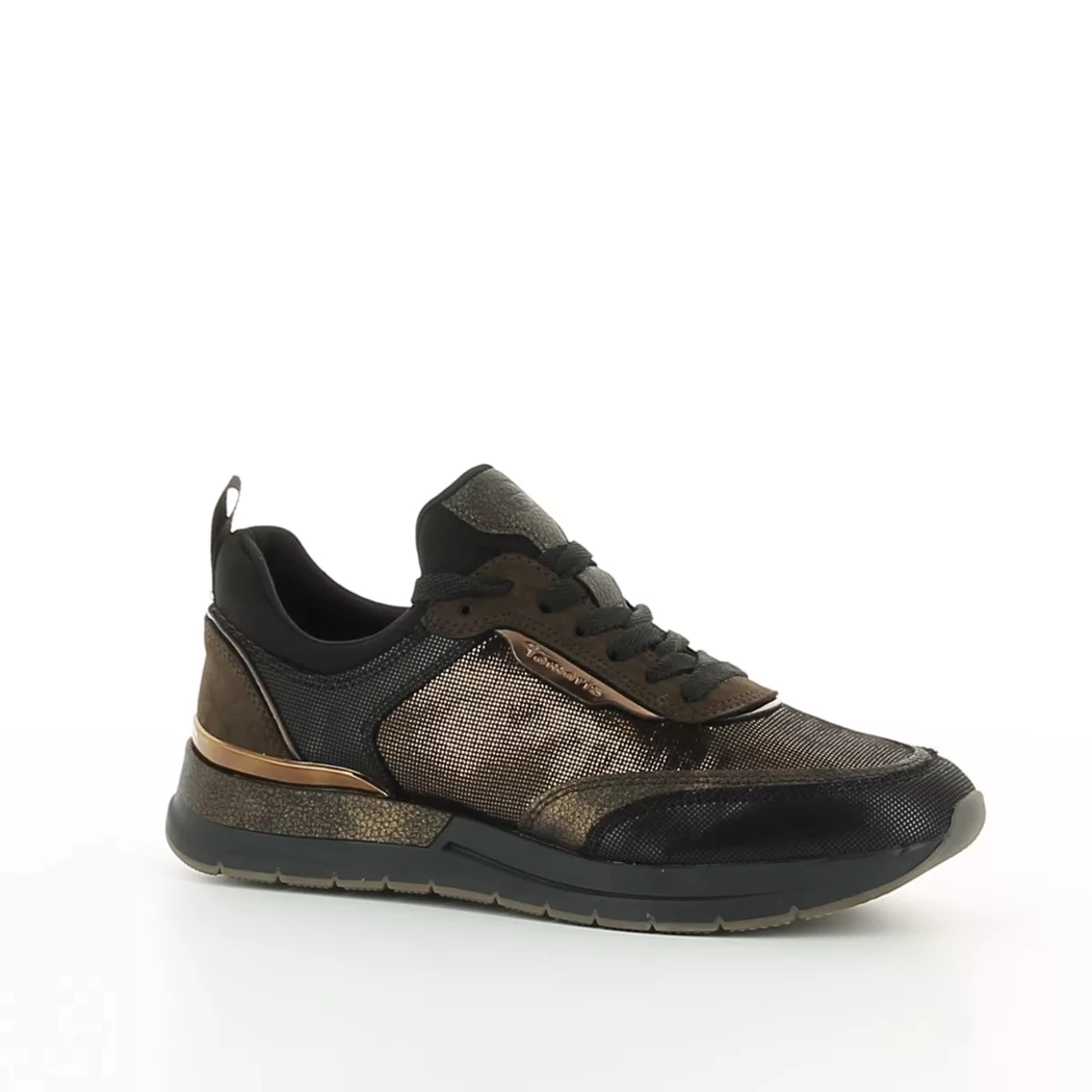 Image (1) de la chaussures Tamaris - Baskets Or / Bronze / Platine en Multi-Matières