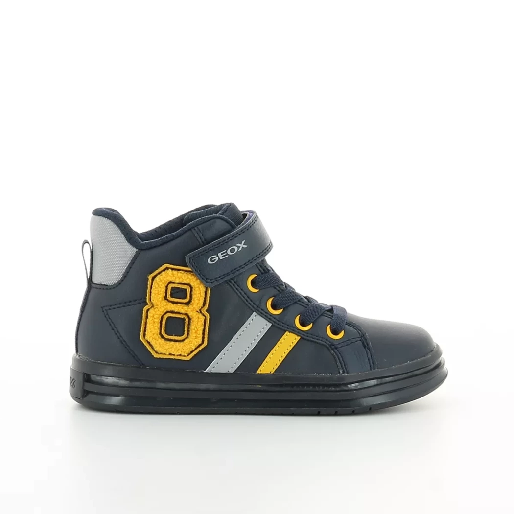 Image (2) de la chaussures Geox - Bottines Bleu en Cuir synthétique