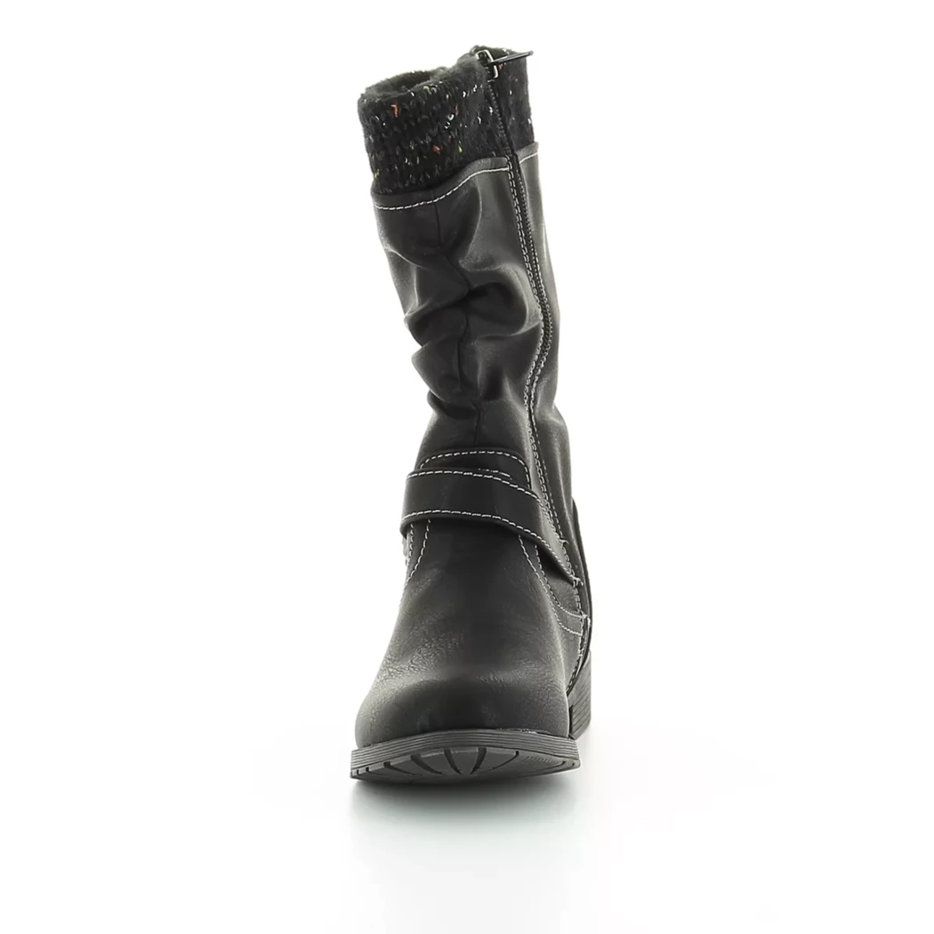 Image (5) de la chaussures Idana - Bottes Noir en Cuir synthétique