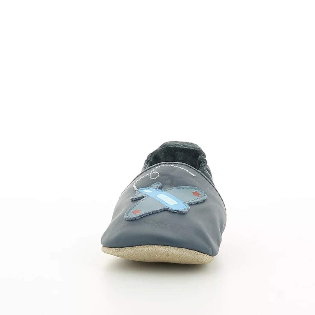 Image (5) de la chaussures Bobux - Chaussons bébé Gris en Cuir