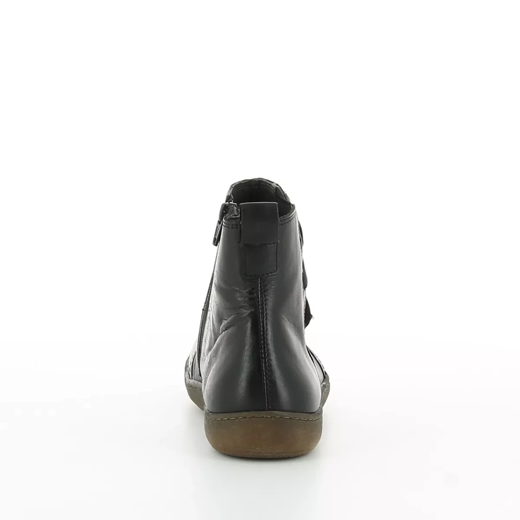 Image (3) de la chaussures Foot light - Boots Noir en Cuir