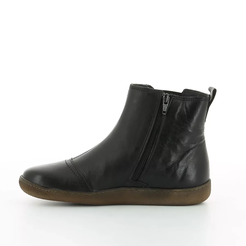 Image (4) de la chaussures Foot light - Boots Noir en Cuir