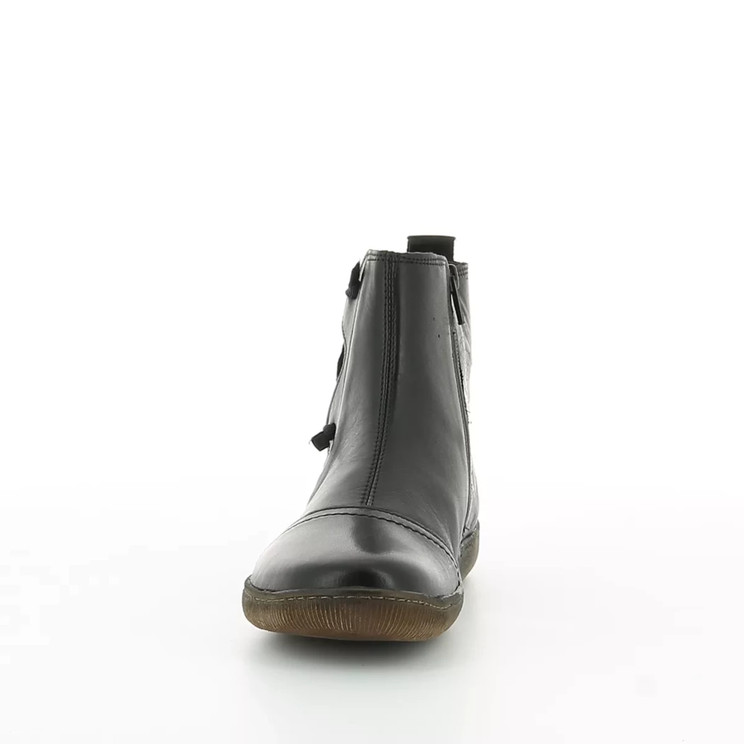 Image (5) de la chaussures Foot light - Boots Noir en Cuir