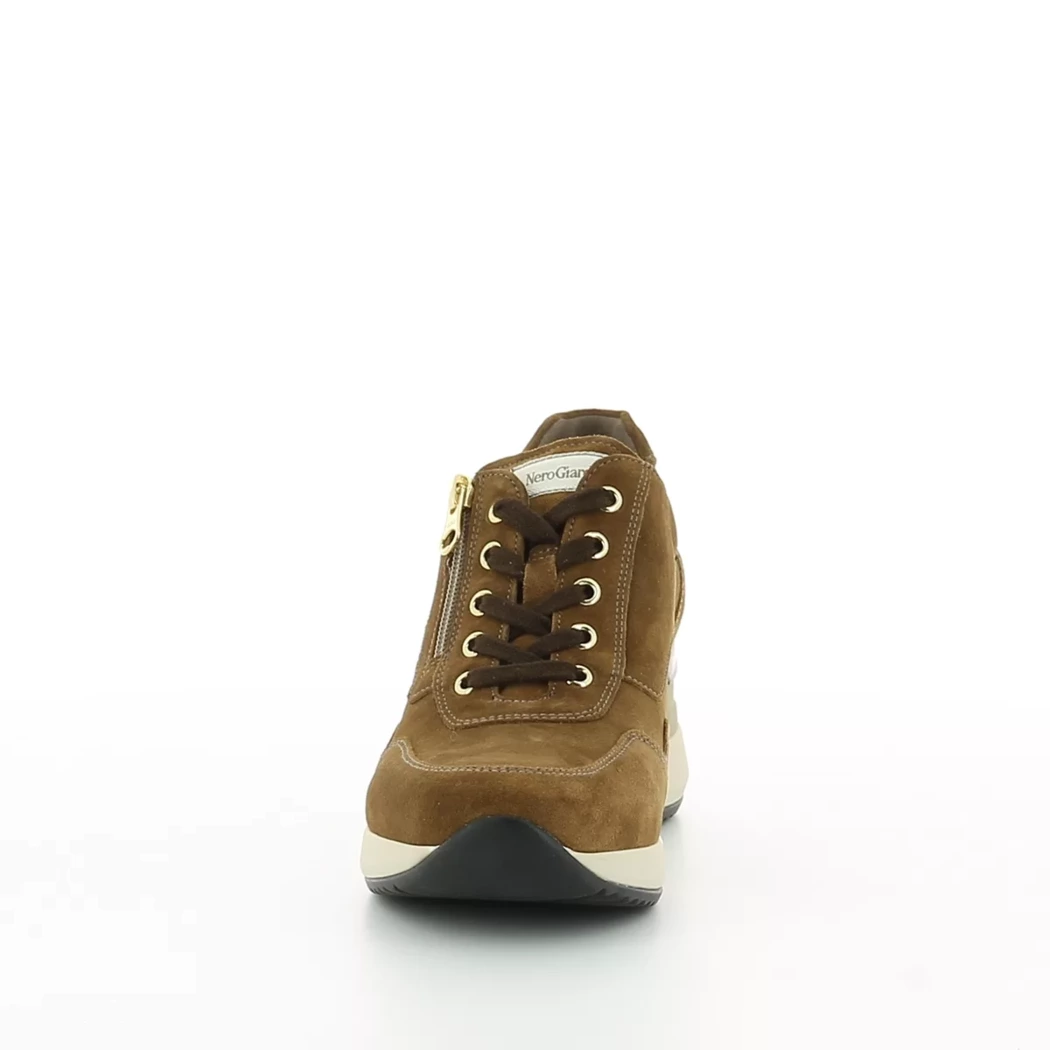 Image (5) de la chaussures Nero Giardini - Baskets Cuir naturel / Cognac en Cuir nubuck