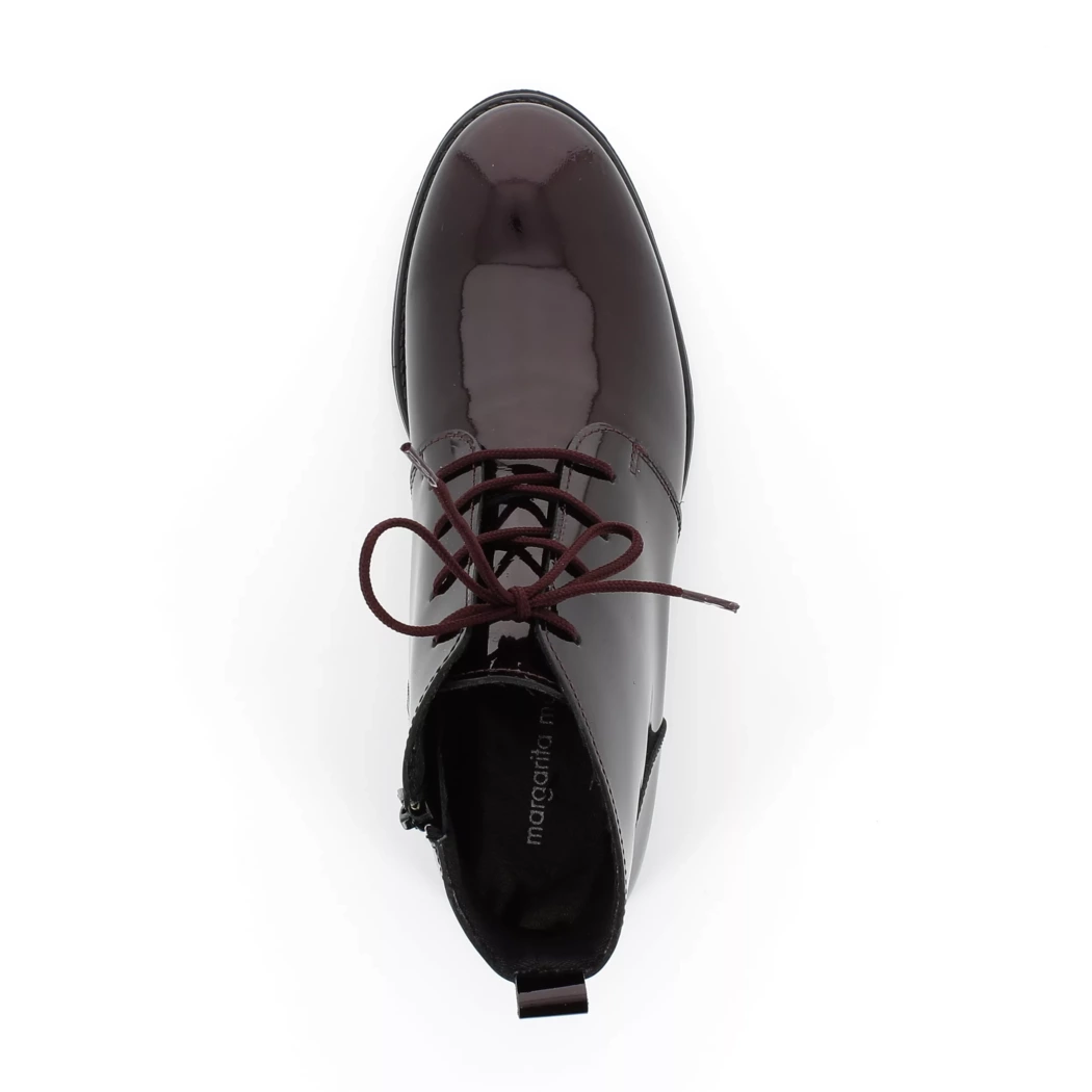 Image (6) de la chaussures margarita mariotti - Bottines Bordeaux en Cuir vernis Image (6) de la chaussures margarita mariotti - Bottines Bordeaux en Cuir vernis