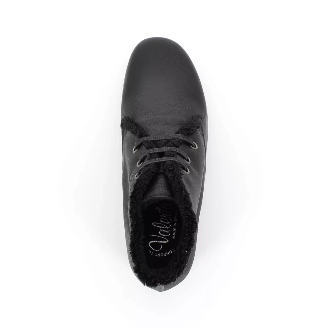 Image (6) de la chaussures Valeria's - Bottines Noir en Cuir