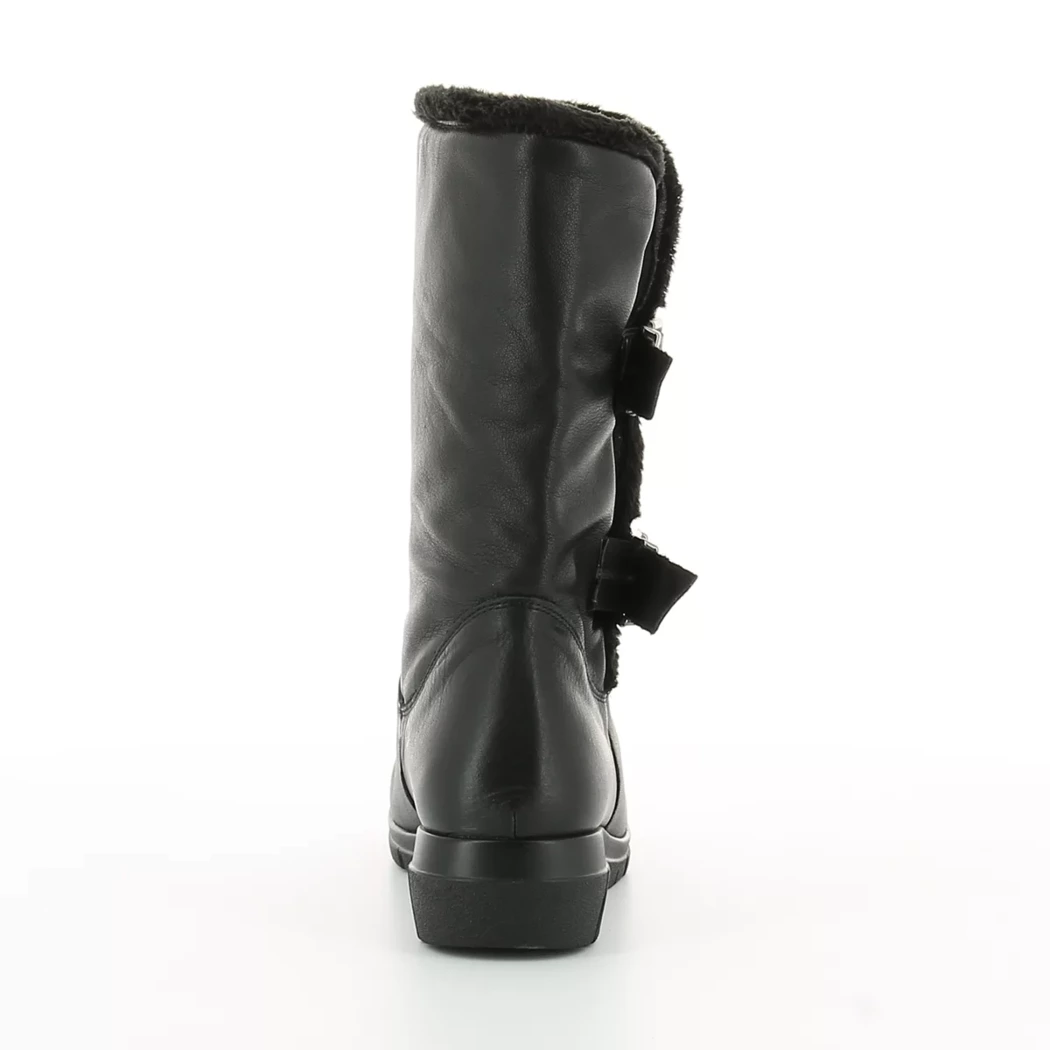 Image (3) de la chaussures Valeria's - Boots Noir en Cuir
