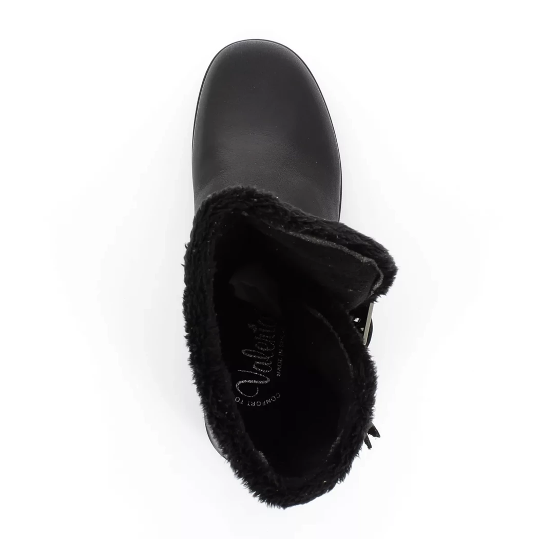 Image (6) de la chaussures Valeria's - Boots Noir en Cuir