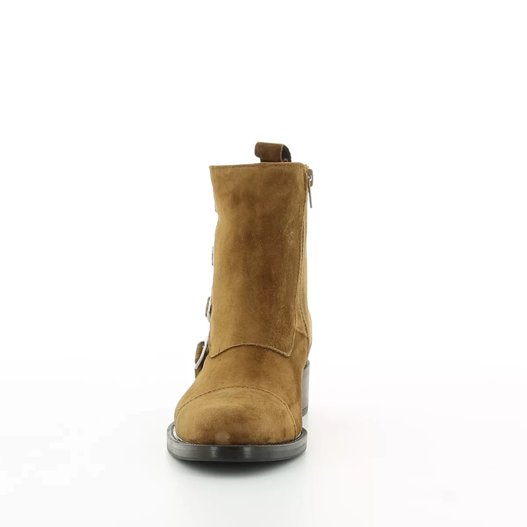 Image (5) de la chaussures Alpe - Boots Cuir naturel / Cognac en Cuir nubuck