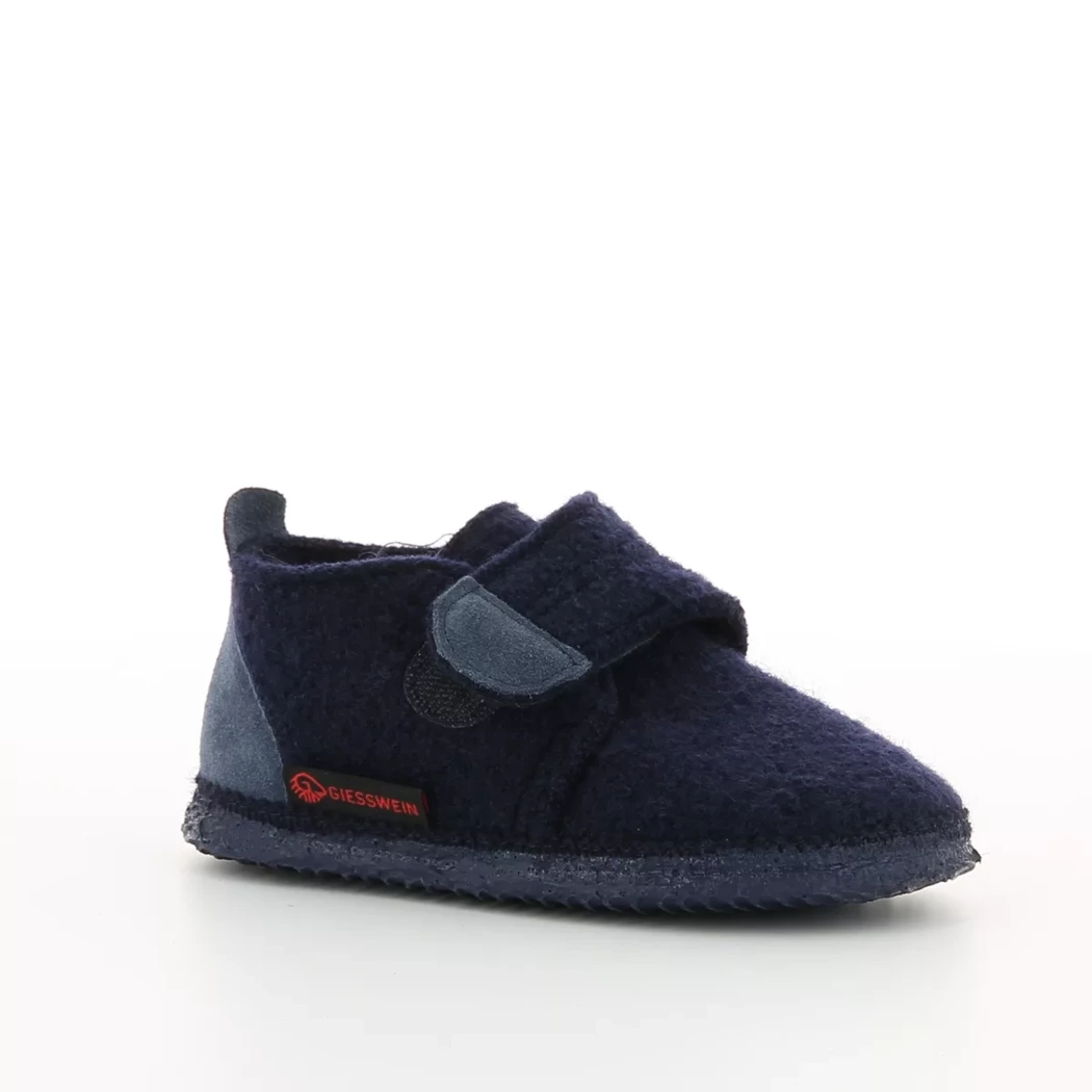Image (1) de la chaussures Giesswein - Pantoufles et Chaussons Bleu en Textile