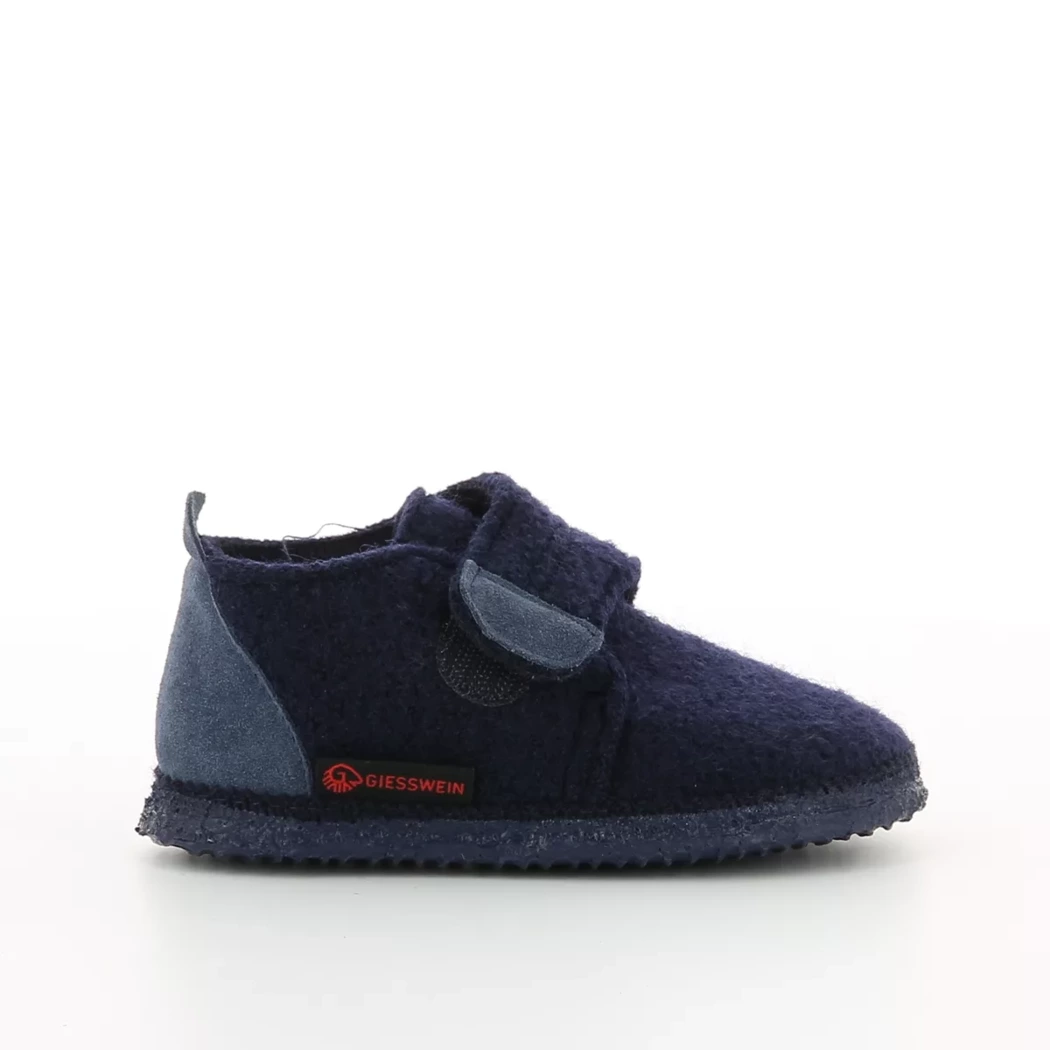 Image (2) de la chaussures Giesswein - Pantoufles et Chaussons Bleu en Textile