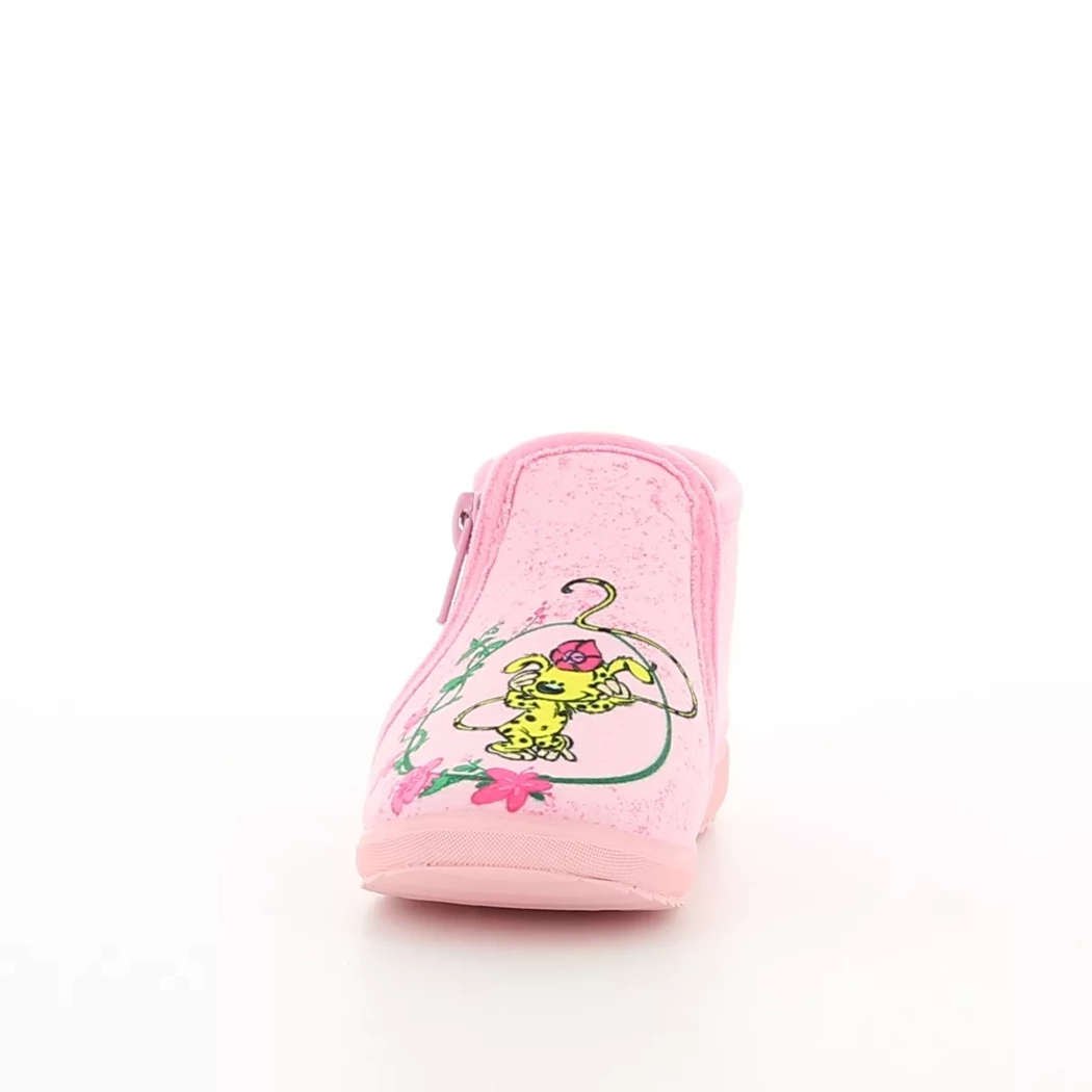 Image (5) de la chaussures La Maison de l'Espadrille - Pantoufles et Chaussons Rose en Textile