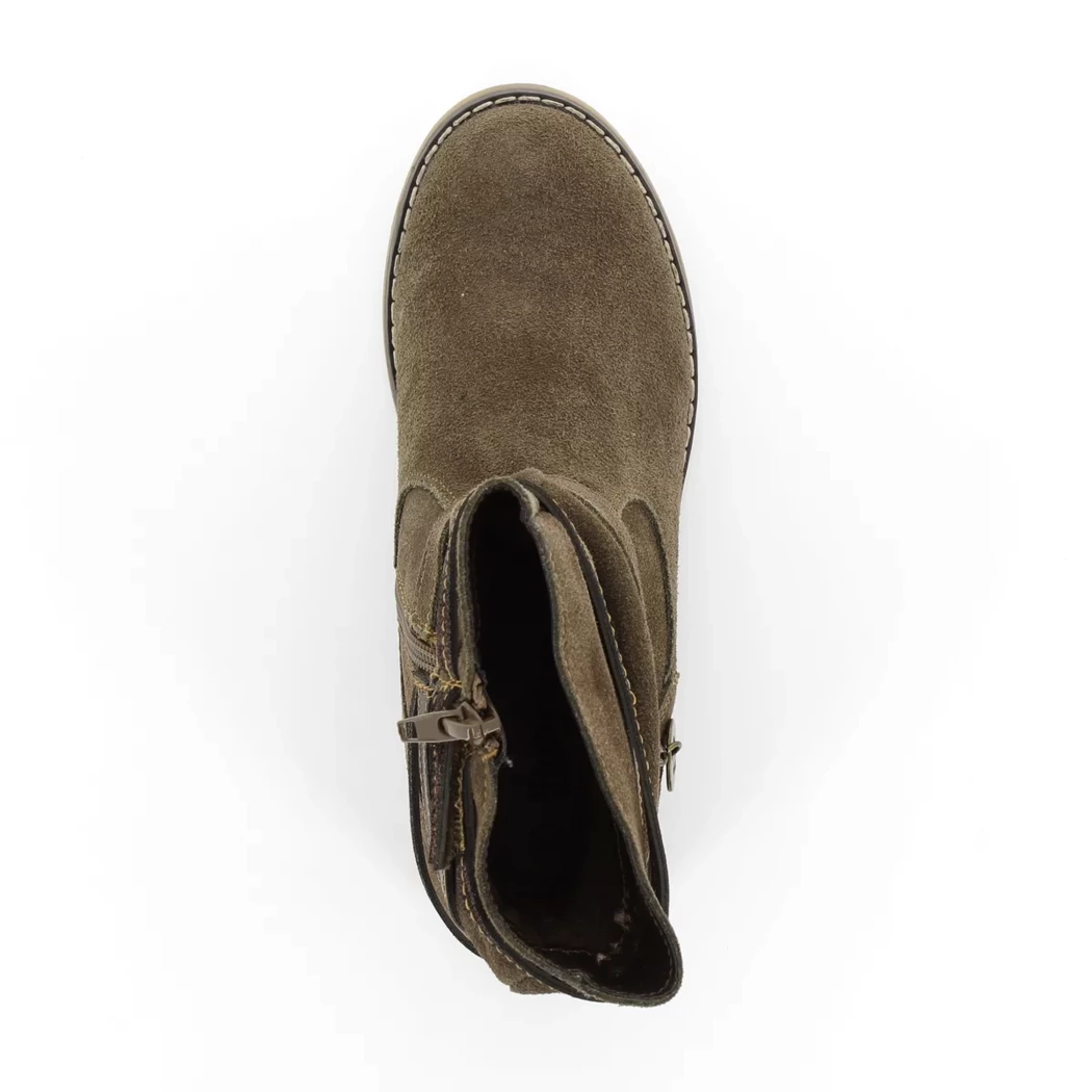 Image (6) de la chaussures Bopy - Boots Taupe en Cuir nubuck