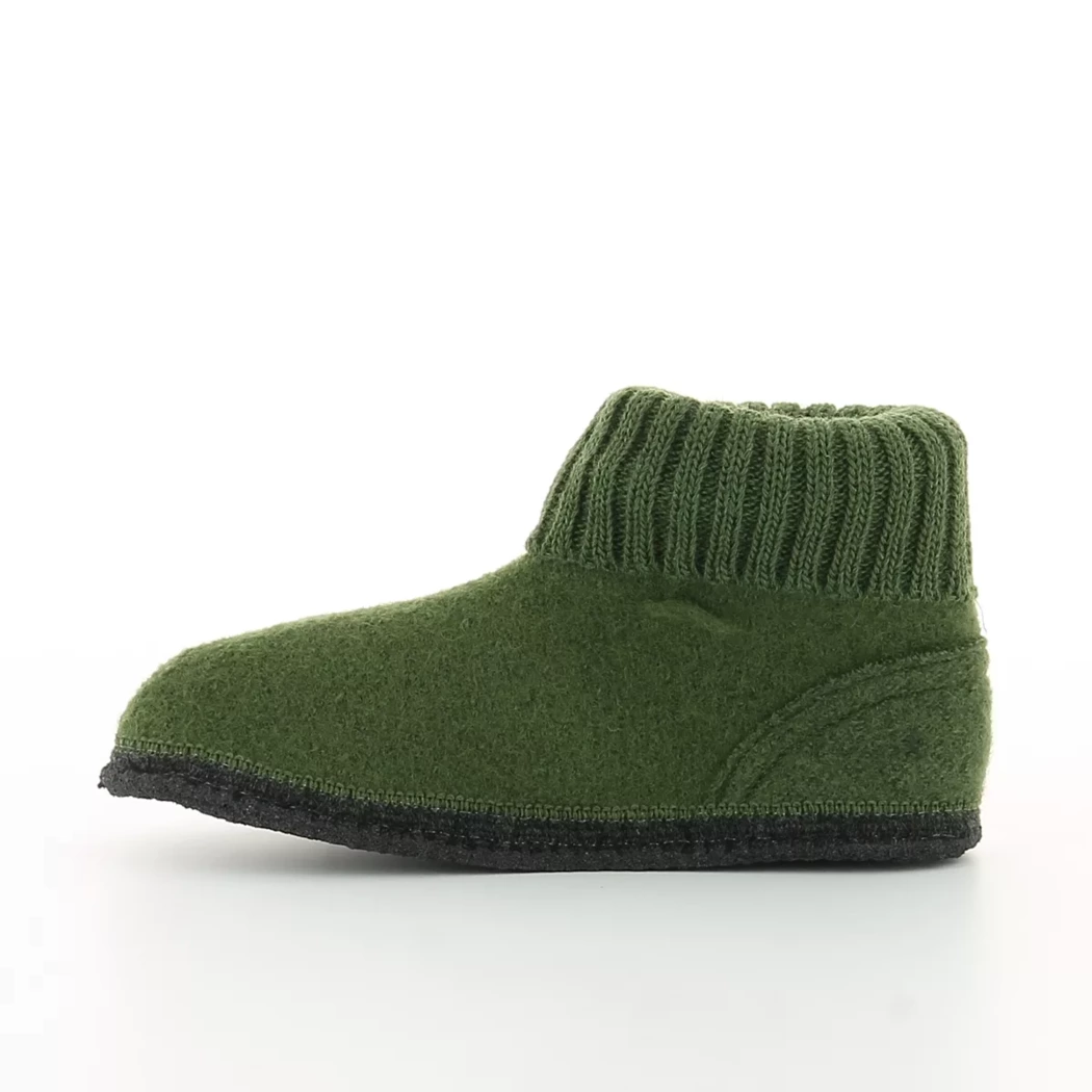 Image (4) de la chaussures Bergstein - Pantoufles et Chaussons Vert en Textile