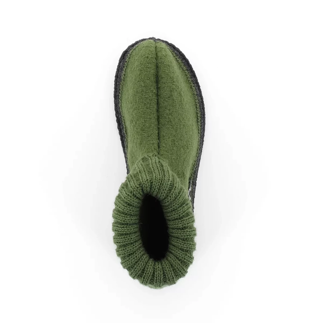 Image (6) de la chaussures Bergstein - Pantoufles et Chaussons Vert en Textile