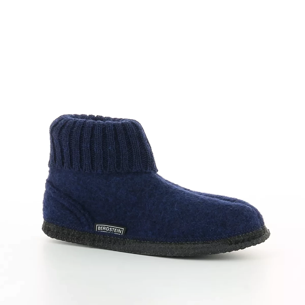 Image (1) de la chaussures Bergstein - Pantoufles et Chaussons Bleu en Textile