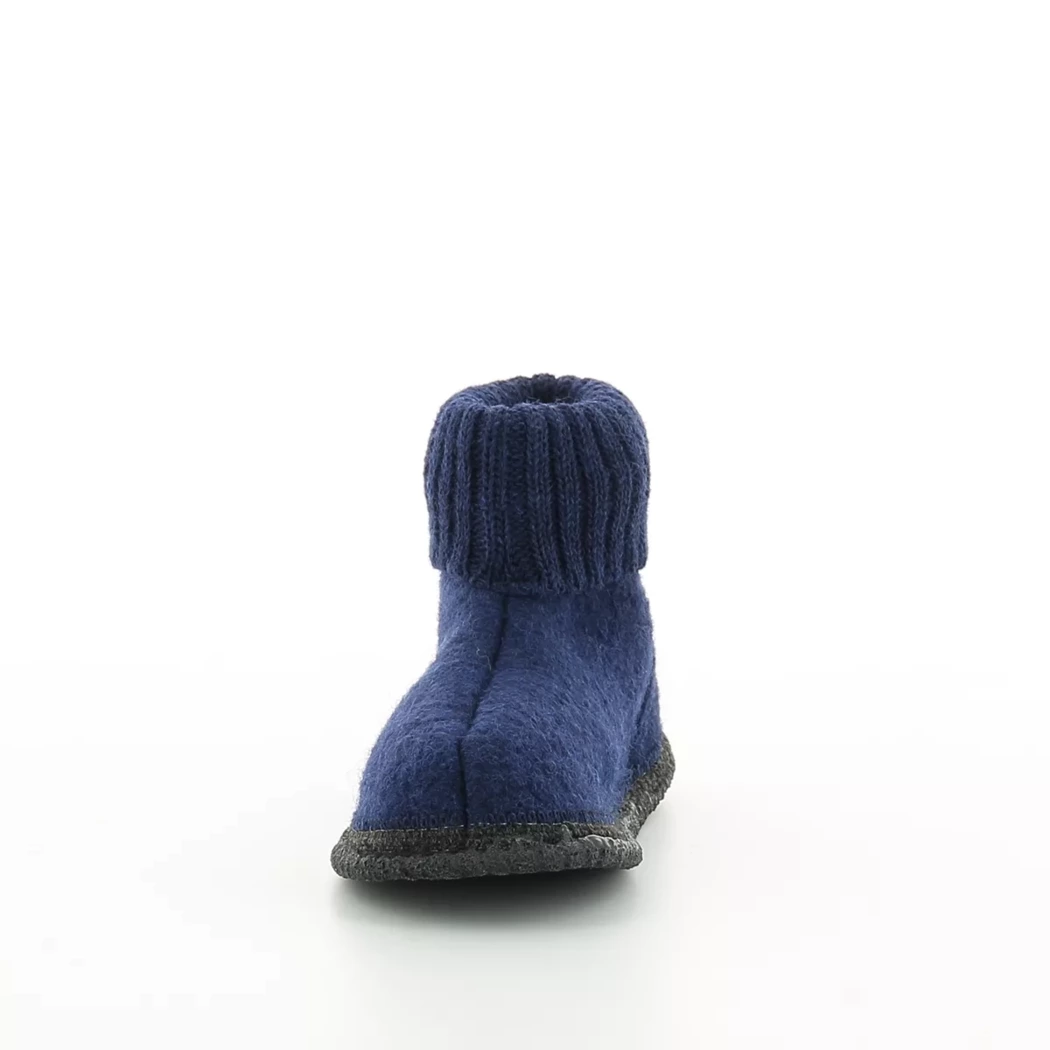 Image (5) de la chaussures Bergstein - Pantoufles et Chaussons Bleu en Textile