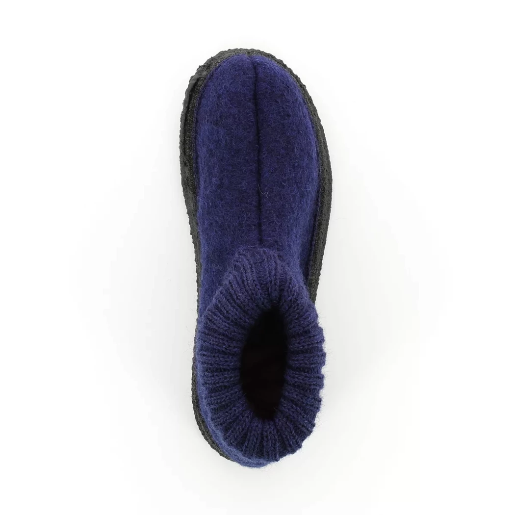 Image (6) de la chaussures Bergstein - Pantoufles et Chaussons Bleu en Textile