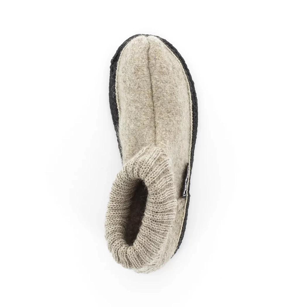 Image (6) de la chaussures Bergstein - Pantoufles et Chaussons Taupe en Textile