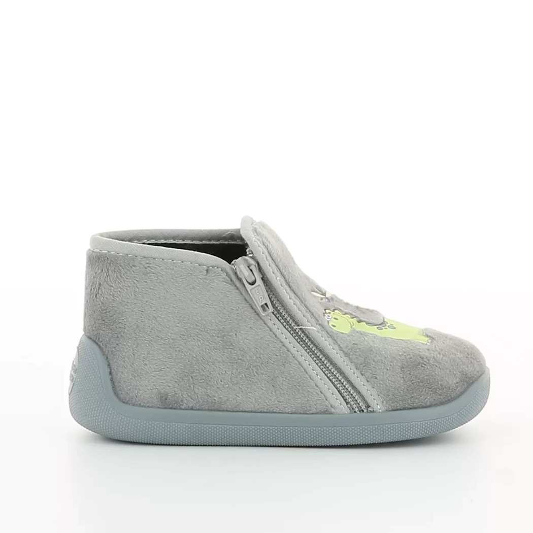 Image (2) de la chaussures Bossi - Pantoufles et Chaussons Gris en Textile