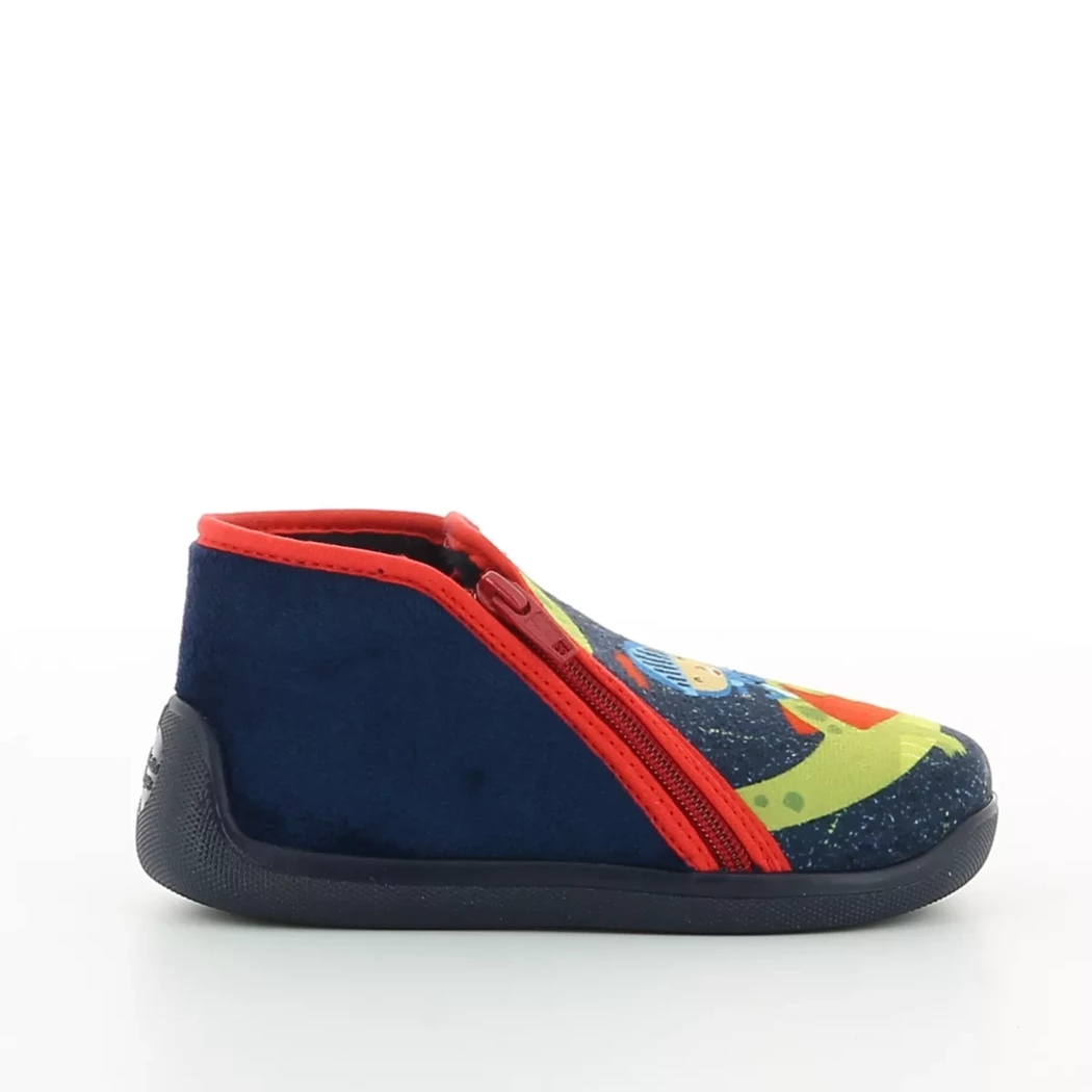Image (2) de la chaussures Bossi - Pantoufles et Chaussons Bleu en Textile