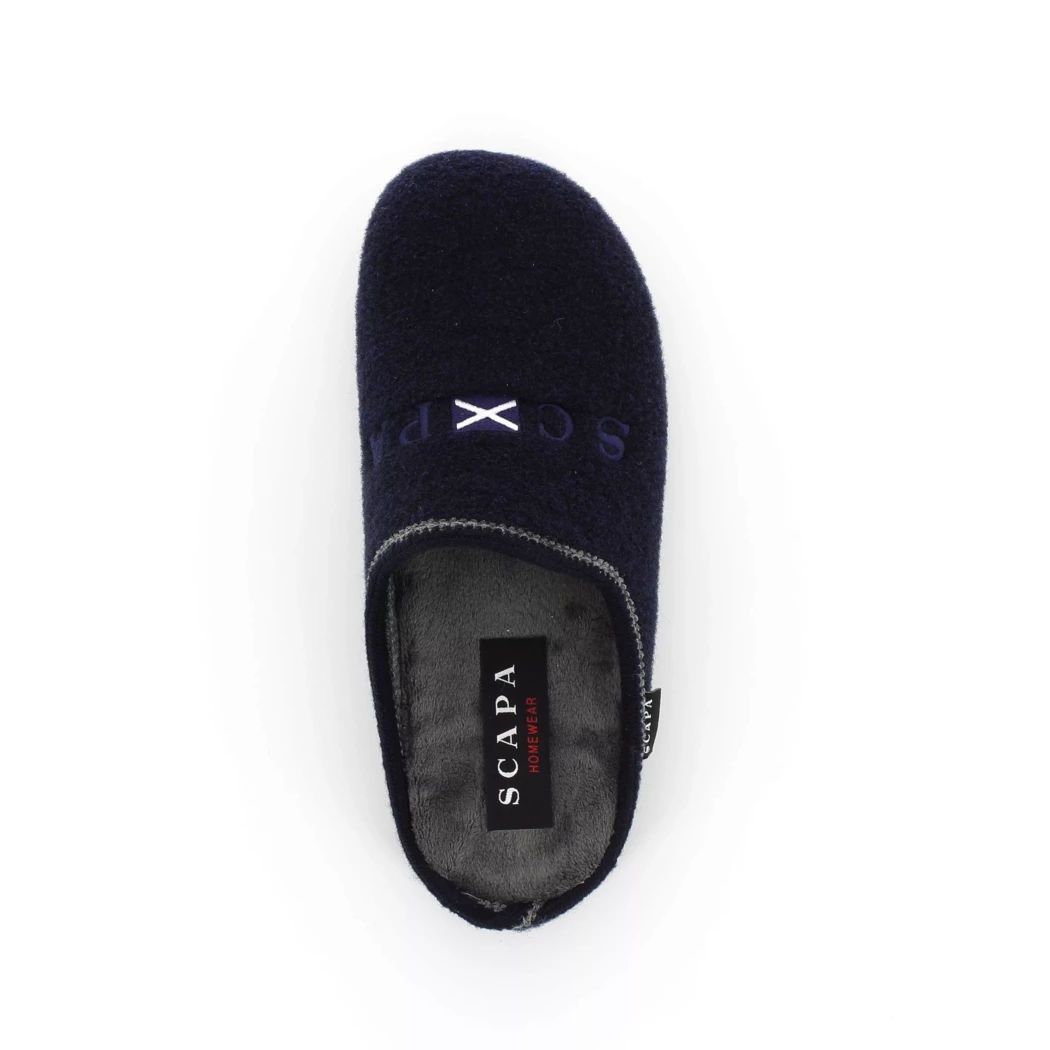 Image (6) de la chaussures Scapa - Pantoufles et Chaussons Bleu en Textile