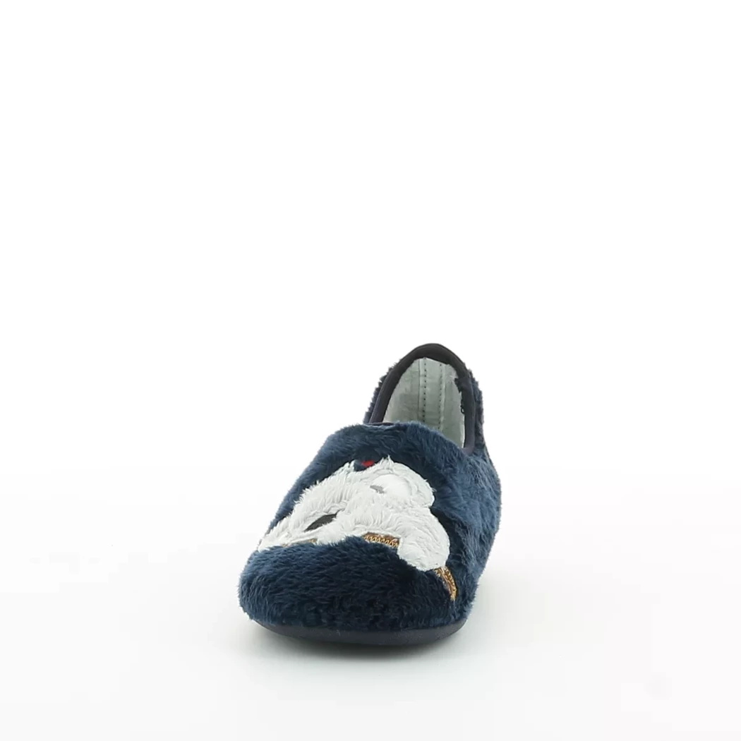Image (5) de la chaussures Vulladi - Pantoufles et Chaussons Bleu en Textile