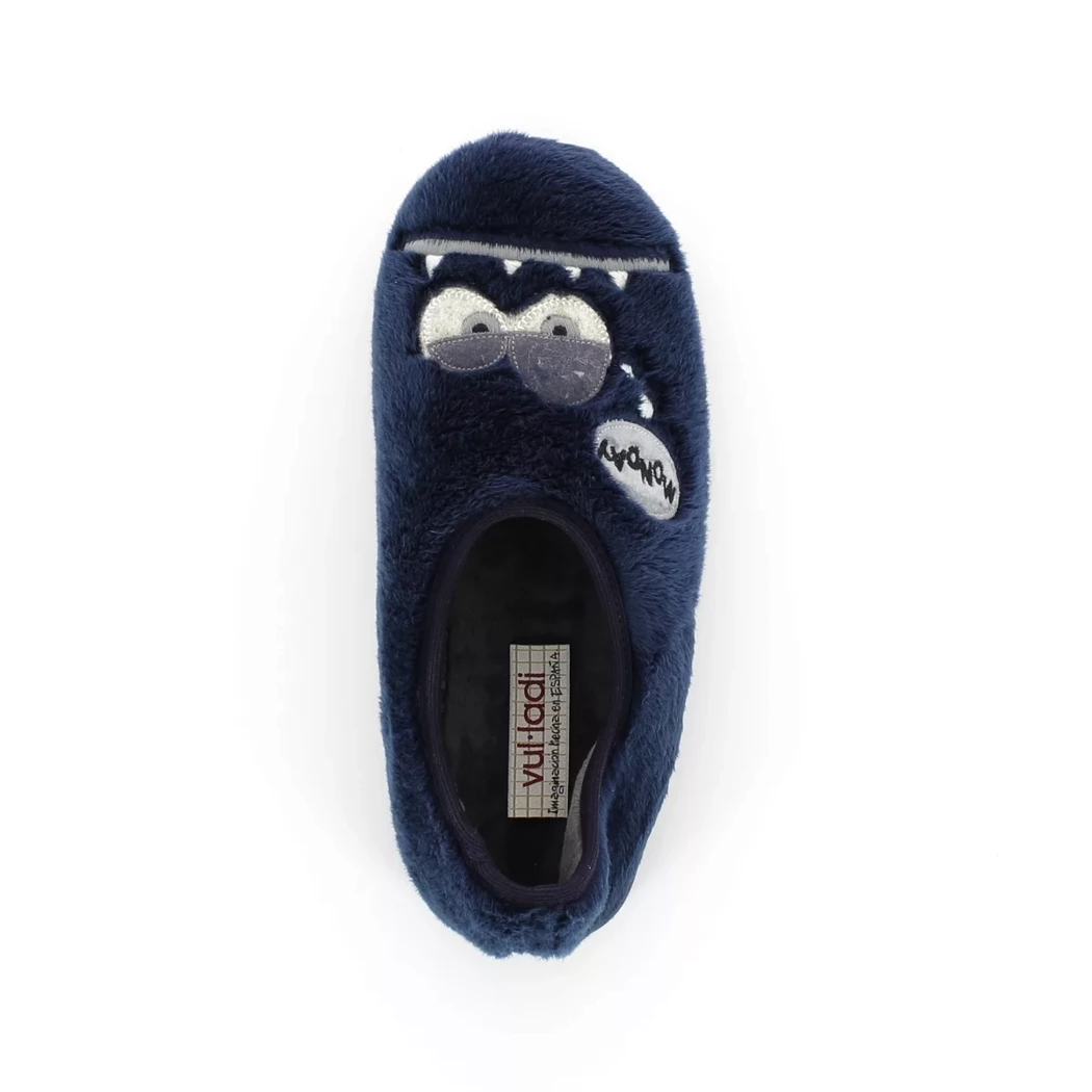 Image (6) de la chaussures Vulladi - Pantoufles et Chaussons Bleu en Textile