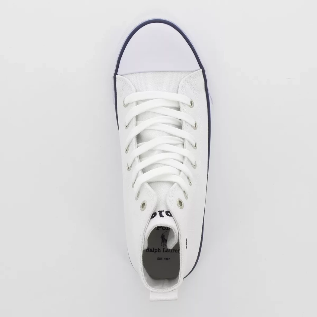 Image (6) de la chaussures Ralph Lauren - Bottines Blanc en Textile