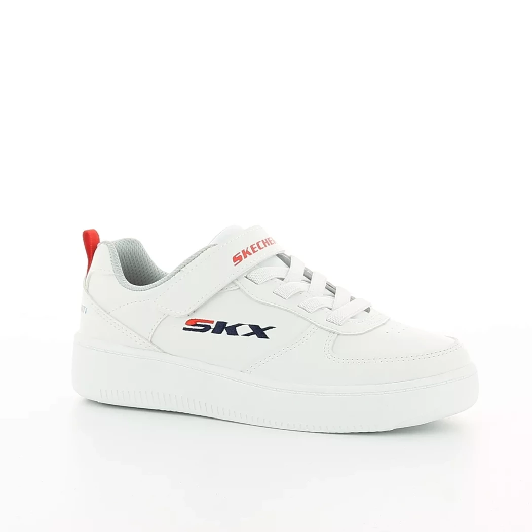 Image (1) de la chaussures Skechers - Baskets Blanc en Cuir synthétique