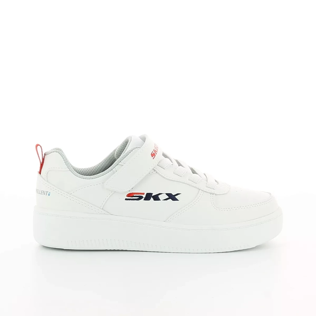 Image (2) de la chaussures Skechers - Baskets Blanc en Cuir synthétique