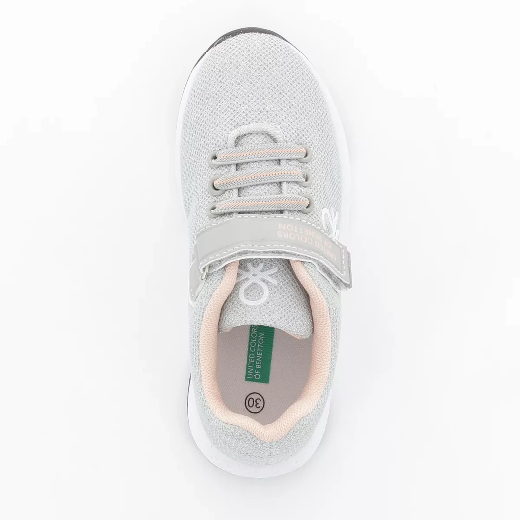 Image (6) de la chaussures Benetton - Baskets Gris en Nylon Image (6) de la chaussures Benetton - Baskets Gris en Nylon