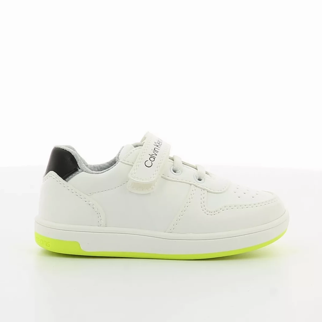 Image (2) de la chaussures Calvin Klein - Baskets Blanc en Cuir synthétique