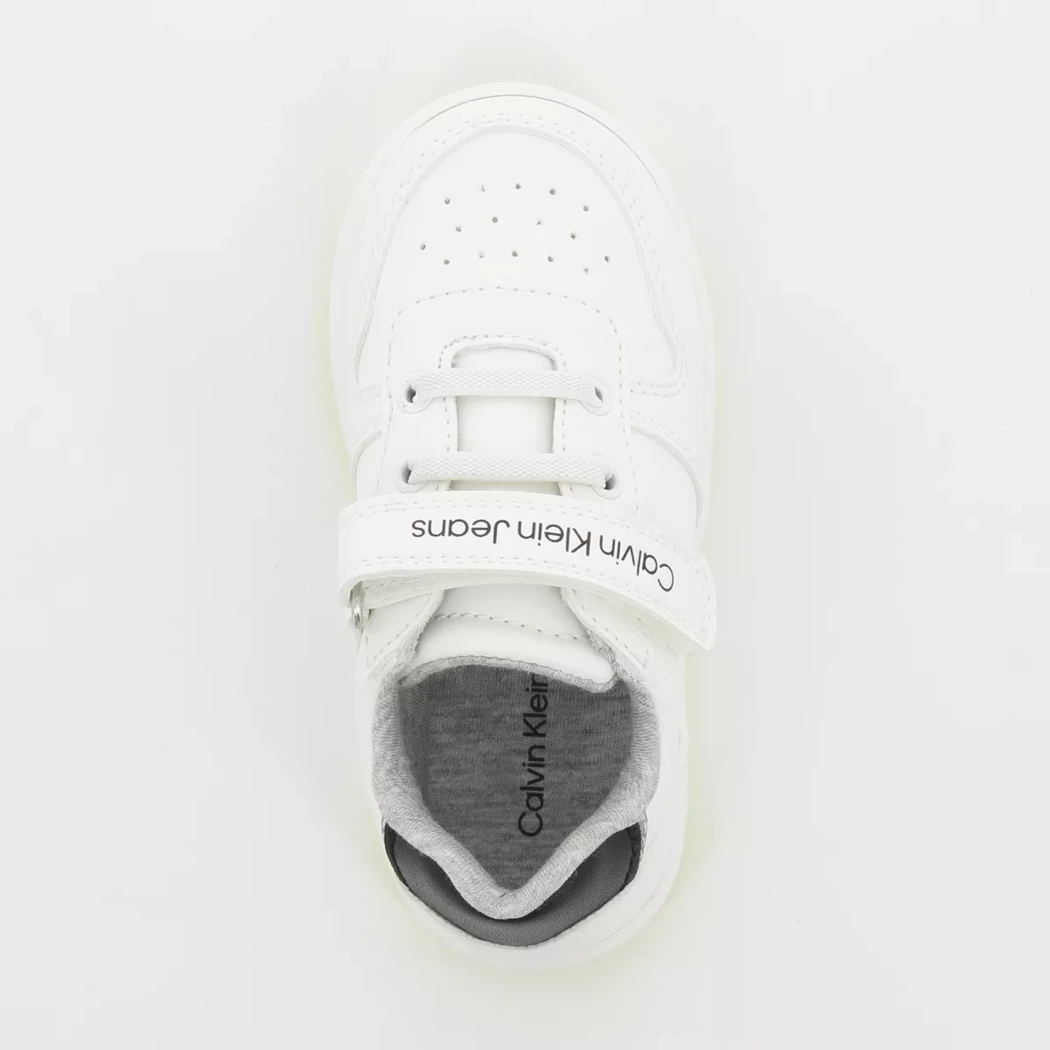 Image (6) de la chaussures Calvin Klein - Baskets Blanc en Cuir synthétique