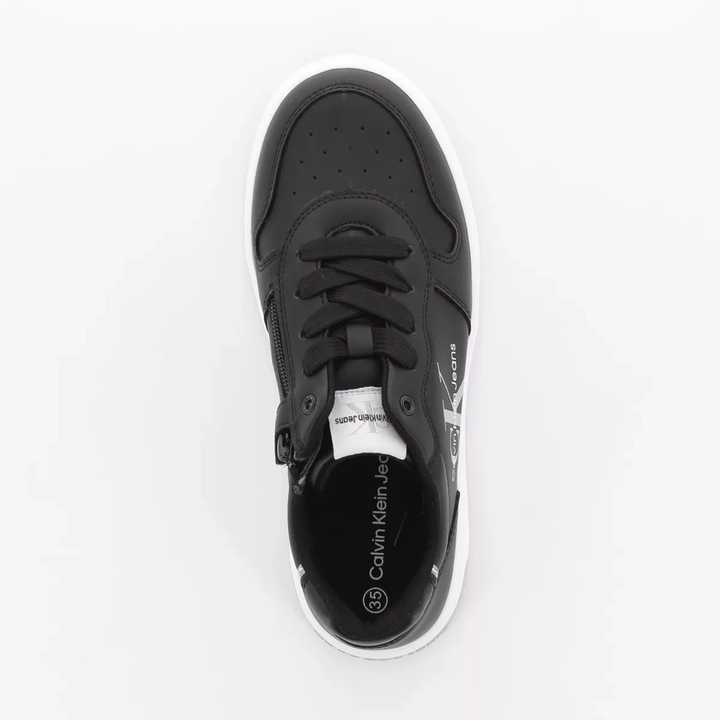 Image (6) de la chaussures Calvin Klein - Baskets Noir en Cuir synthétique