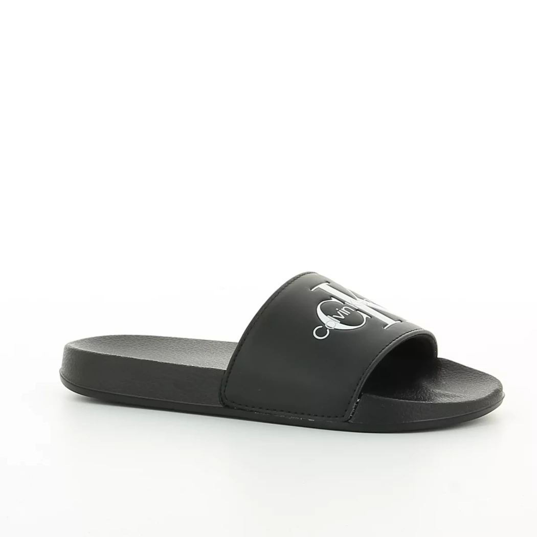 Image (1) de la chaussures Calvin Klein - Tongs et Plage Noir en Cuir synthétique