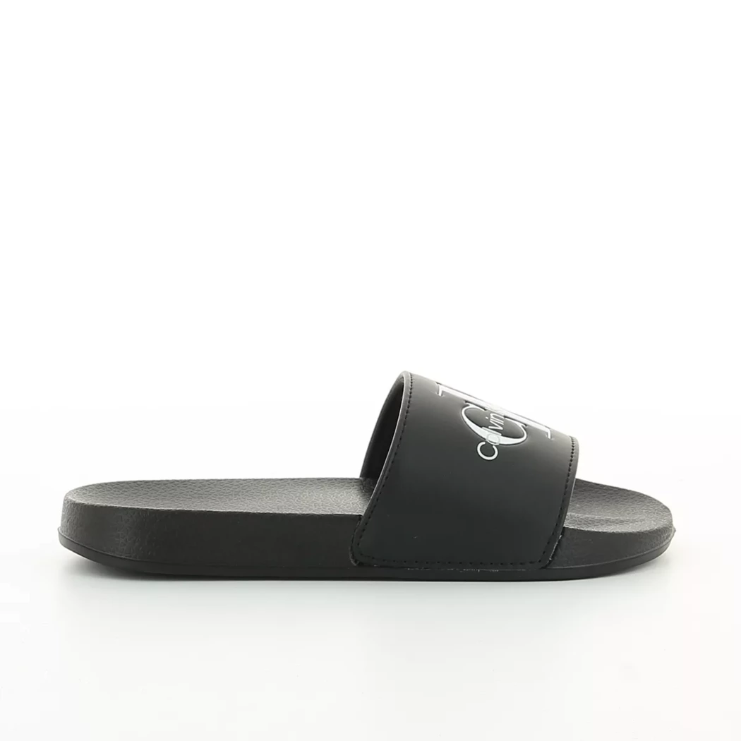 Image (2) de la chaussures Calvin Klein - Tongs et Plage Noir en Cuir synthétique