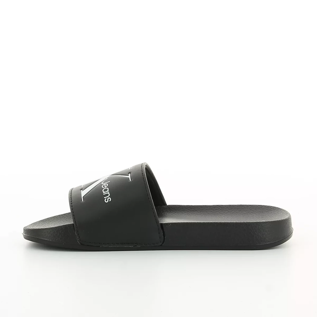 Image (4) de la chaussures Calvin Klein - Tongs et Plage Noir en Cuir synthétique