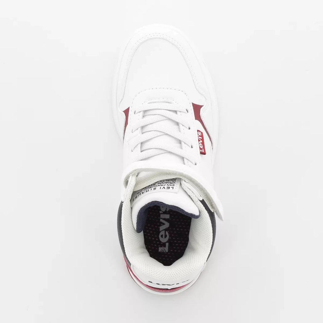 Image (6) de la chaussures Levi's - Baskets Blanc en Cuir synthétique