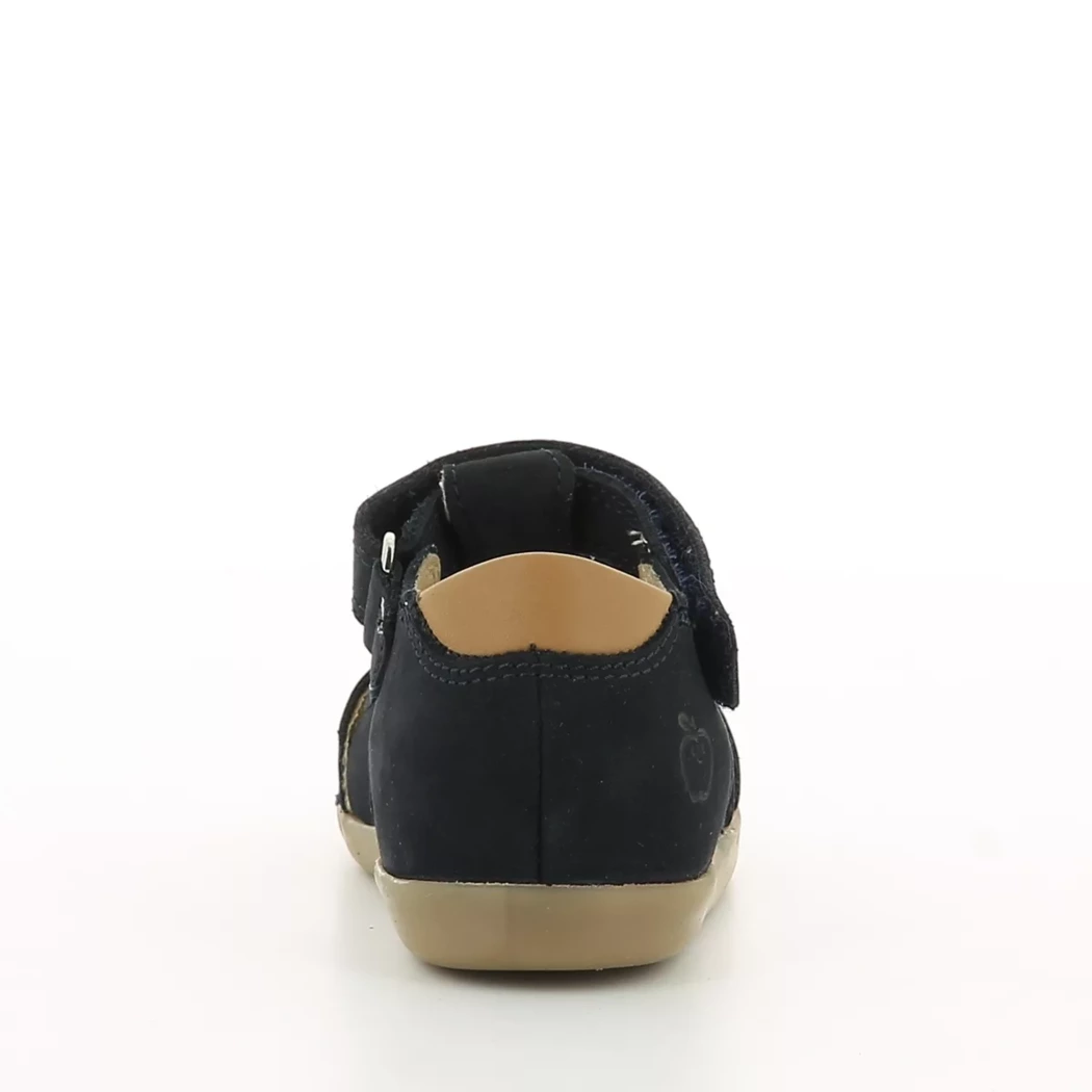 Image (3) de la chaussures Shoo pom - Sandales et Nu-Pieds Bleu en Cuir nubuck