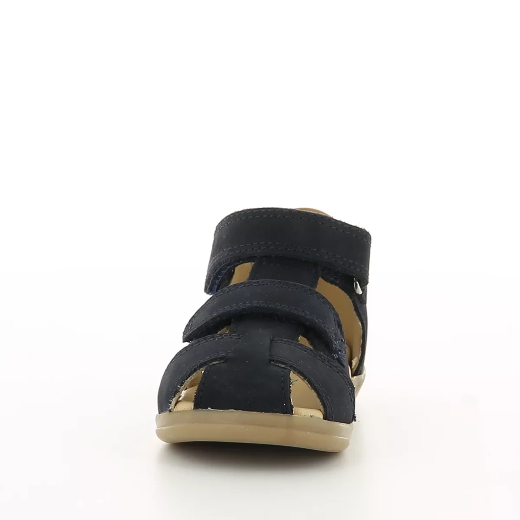 Image (5) de la chaussures Shoo pom - Sandales et Nu-Pieds Bleu en Cuir nubuck